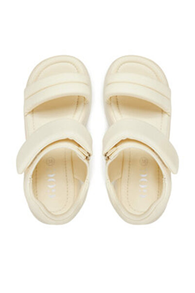 GOE Γυναικεία Σανδάλια μπεζ GOE-RR2N4118 ΕΚΡΟΥ ΛΕΥΚΟ