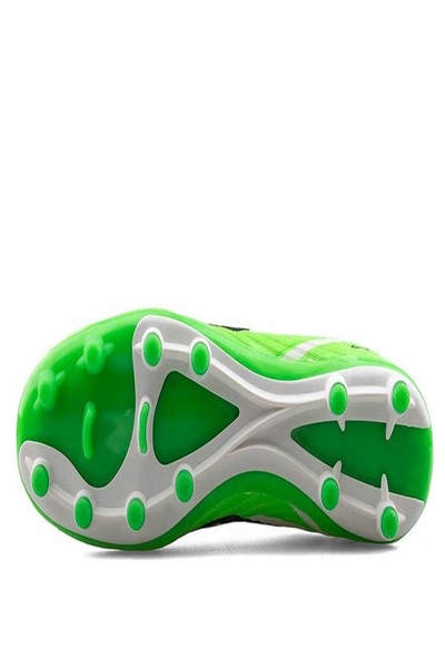 iskarpino Men's Football Boots with White and Green Laces and Socks