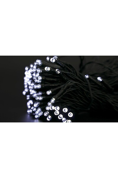Flippy Christmas Installation 20m, 200 LED, Cool White, Solar, Copper Wire, Indoor/Outdoor