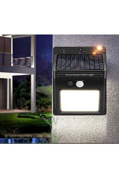 Flippy Solar outdoor motion-sensor wall lamp, 64 LED, wireless,