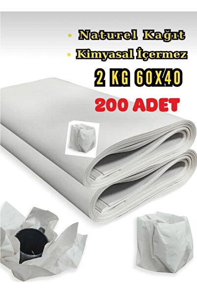 Kraft 2 Kg 60x40 (190 ADET) Ambalaj Kağıdı Tabak Bardak Eşya Sarma Koruma Taşıma Taşınma Paketleme