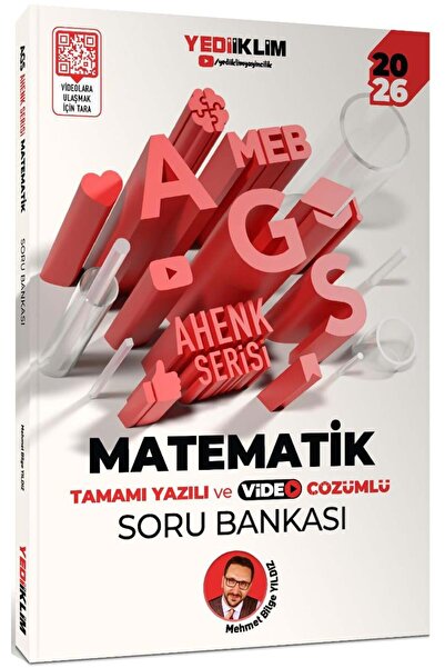 2026 MEB AGS Ahenk Serisi Matematik Tamamı Yazılı Ve Video Çözümlü Soru Bankası