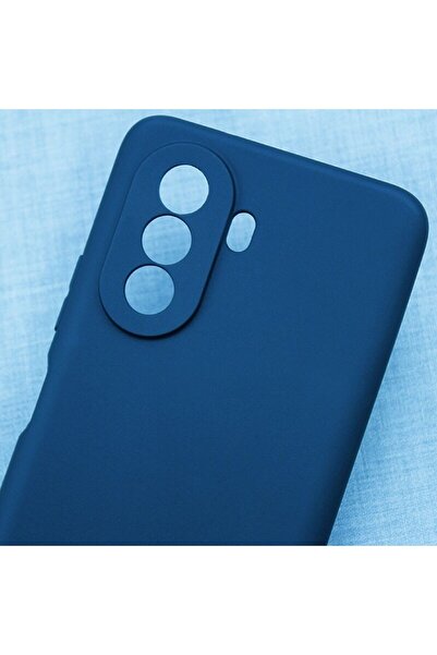 Huawei Protective Case for Y90, Flippy, Liquid Silicone, Dark Blue