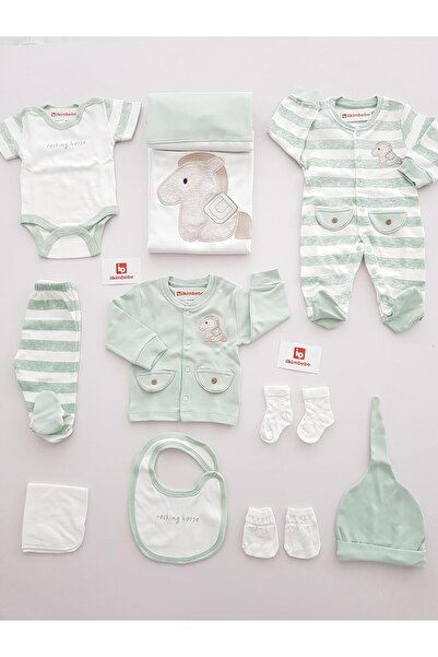 ilkimbebe مجموعة ملابس أطفال حديثي الولادة من ميديلي مكونة من 10 قطع