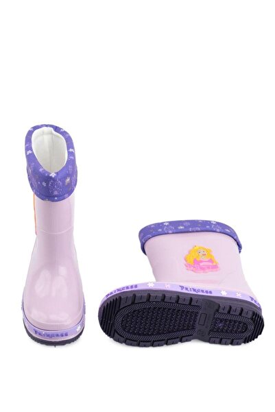 Noliva Kışlık Prenses Kız Çocuk Yağmur Çizme