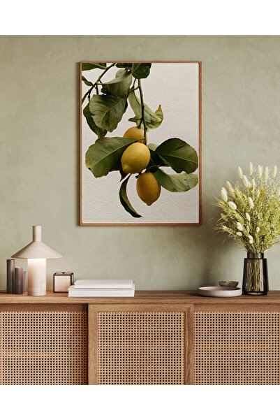 Tuba Decor Tablo dintr-o singură bucată cu rame din lemn pentru sufragerie, s...