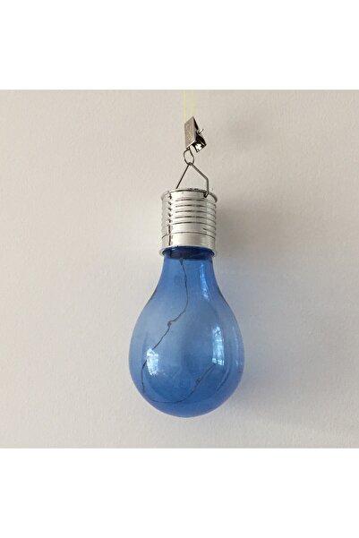 Ultron Solar LED Decorative Bulb Lamp, Outdoor Hanging, IP65, Blue, Flippy