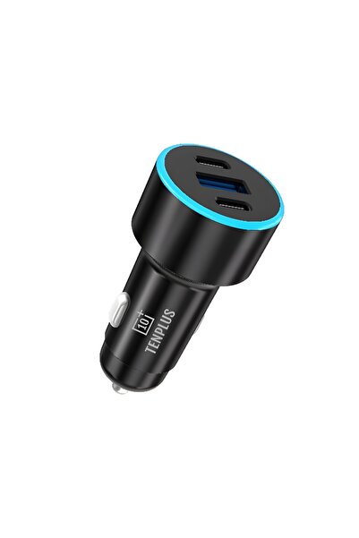 TENPLUS شاحن سيارة TEN PLUS 60W سريع مزدوج المنافذ