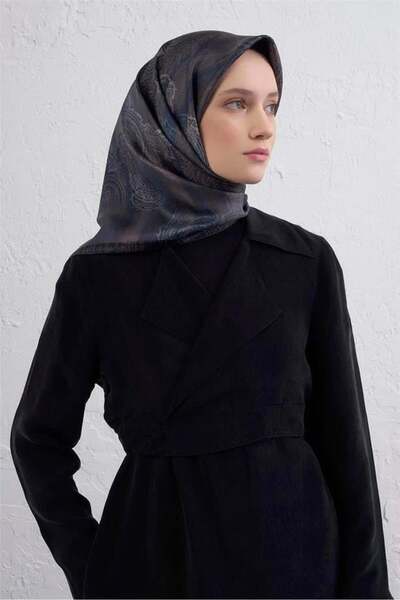 Armine Φουλάρι Sura Pure Silk 9428 - 02 Καπνιστό έθνικ σχέδιο