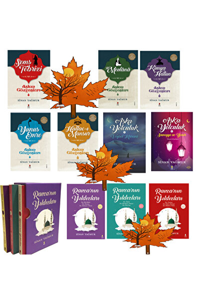 Kapı Yayınları sinan yağmur - aşkın gözyaşları - aşka yolculuk - ravzanın yıl...