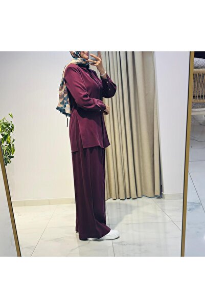 Miori TAŞLANMIŞ MODAL PANTOLONLU TAKIM