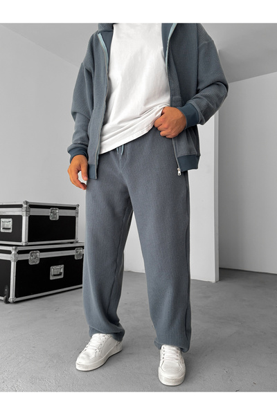 BYBASICMAN Petrol Mavisi Jakar Baggy Eşofman HM-0014