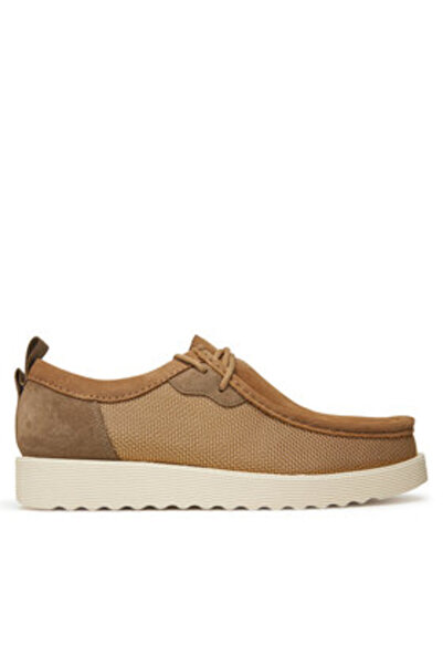 CLARKS Ανδρικά μποτάκια καφέ CLARKS-26181388 H30 DARK SAND COMBI