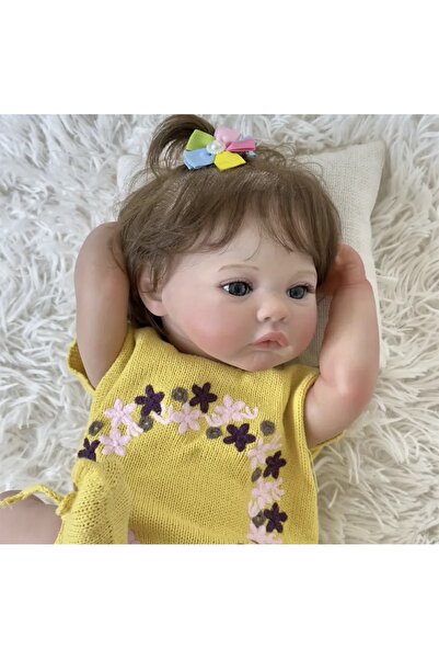 minigimin dolabı Vinil bebek gerçekçi reborn bebek 50 santim bebek yıkanabilir tüm vücut silikon bebek