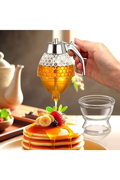 OEM Διανομέας μελιού, Σχεδιασμός κηρήθρας, Χωρητικότητα 200ml, ABS