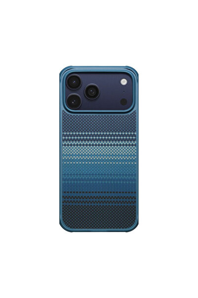 PITAKA iPhone 17 Pro Kılıf M-safeli Tactile Woven Sunset-Moonrise Aramid Pro ...