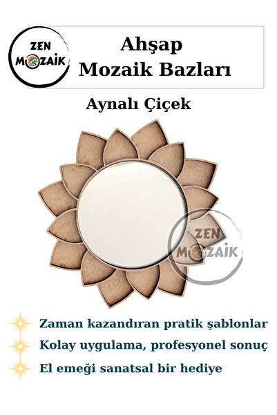 Zen Mozaik Kolay Mozaik Yapım Bazı | Boyama ve Mozaik Yapımına Uygun Hazır Şa...