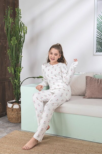Asel Children I Mom Dad Pattern Lycra Soft Interlock Fabric Long Sleeve Pajama Set