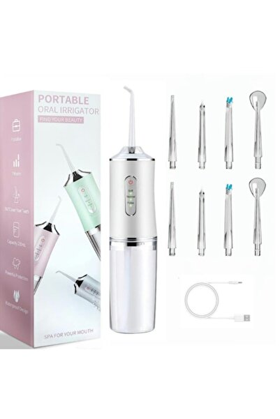 OEM Electric Water Flosser Cordless with 3 Modes and 4 Jet Tips