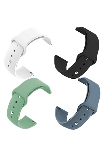 OptimStar Set curea ceas inteligent, 4 piese, lățime 20 mm, Samsung, Xiaomi, ...