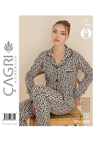 HS İÇ GİYİM Women's Cotton Thermal Long Sleeve Pajama Set – Warm and Comfortable