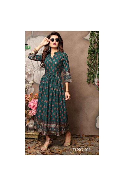 Hint Modam Hint Etnik Desen Elbise