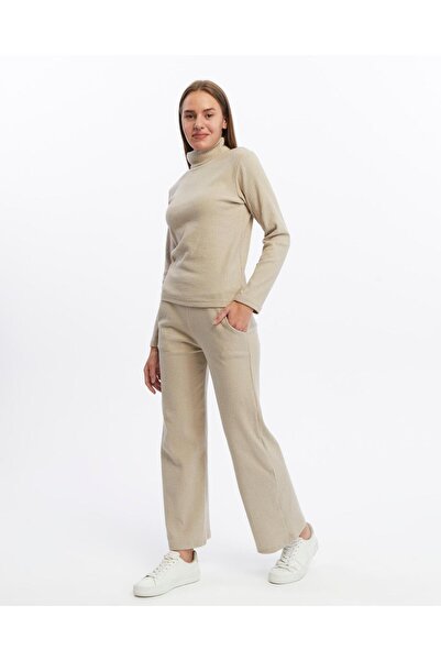 bemmoda Women's Stretchy Cotton Fisherman Top Pocket Pants Casual Bottom Top Set