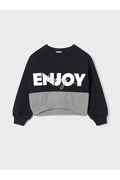 MAYORAL Φούτερ για κορίτσια 7406 Μαύρο