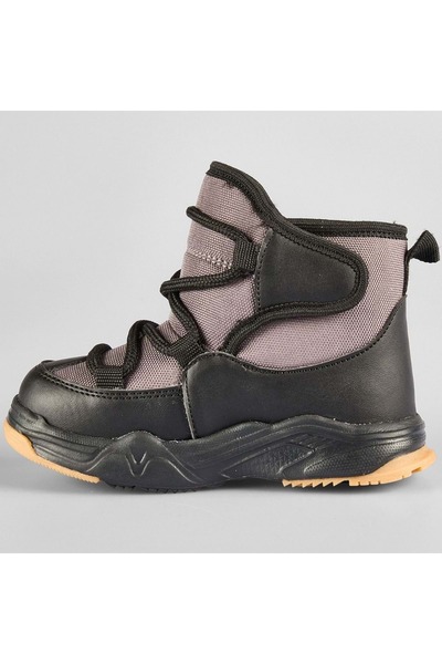 Vicco Bull Phylon Kauçuk Taban Ortopedik Çocuk Kar Botu SİYAH