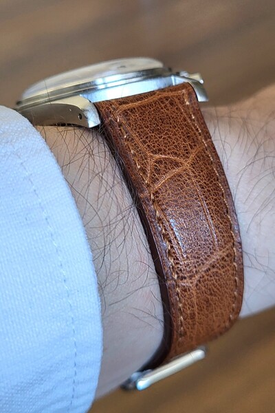 Onywatch حزام جلدي 18 مم حزام ساعة جلدي 18 مم حزام جلدي 18 مم حزام ساعة جلدي ...