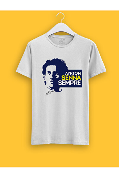 FNBX تي شيرت بشعار سينا موقّع من آيرتون سينا