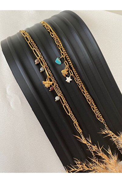 stainless steell Minamal Figured Steel Bracelet