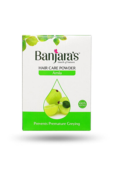 Banjara's بودرة أملا للعناية بالشعر - تمنع الشيب المبكر - 100 جرام