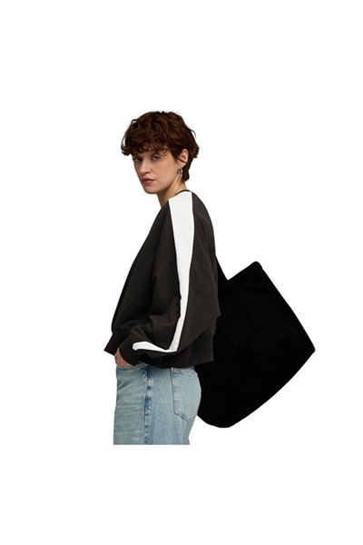 Puma T7 Оверсайз екип Kadın Sweat 633439-01 ЧЕРЕН