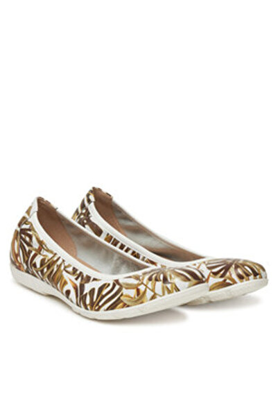 Caprice Γυναικείες Μπαλαρίνες λευκές CAPRICE-9-22150-42 151 ΛΕΥΚΟ GRAFFITI