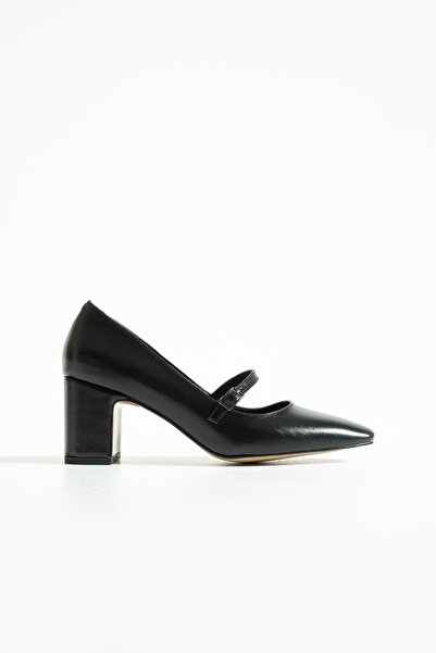tivana Kadın Bantlı Topuklu Ayakkabı Siena - Siyah