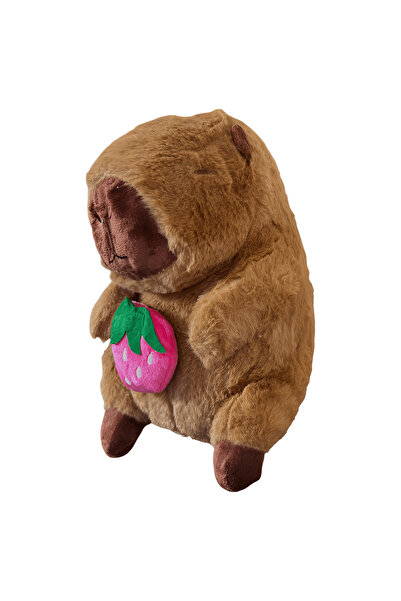 Tim Italian Capybara Plush Toy 20 cm – Lollipop, Flower, Carrot, Strawberry Pattern - Random Pattern