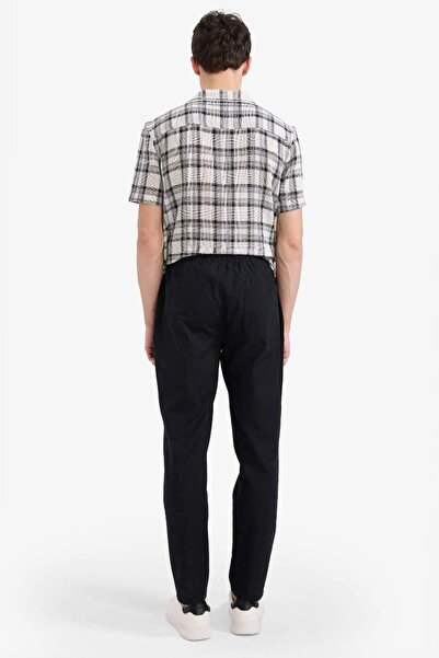 DeFacto Men's Canvas Trousers Z6475Az/Bk81 Black