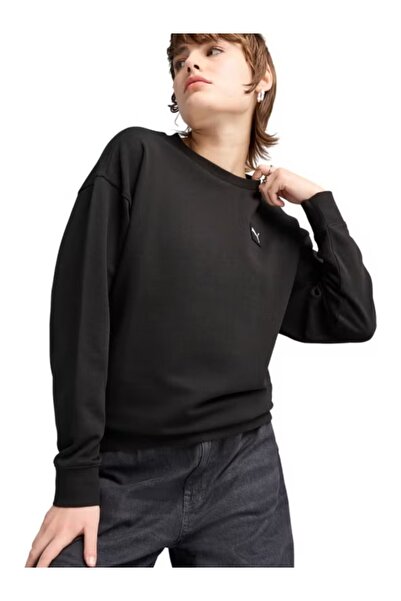 Puma Ess Elevated Comfort Crew Kadın Sweat 685017-01 ЧЕРЕН