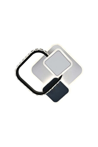 Alista Home LED crystal chandelier GELLA 48 W, Square, Cold/Warm/Neutral light, Black and White