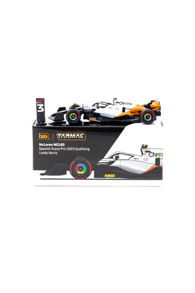 TOYFEST Tarmac Works X Ixo Models 1/64 Mclaren Mcl60 Spanish Grand Prix 2023 Qualifying # 4 Lando Norris