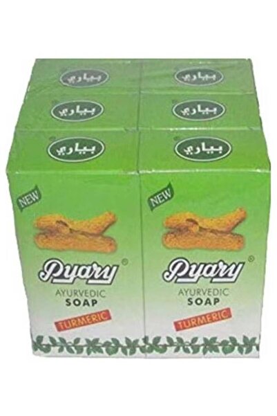 Pyary صابون أيورفيدا 6 قطع أخضر