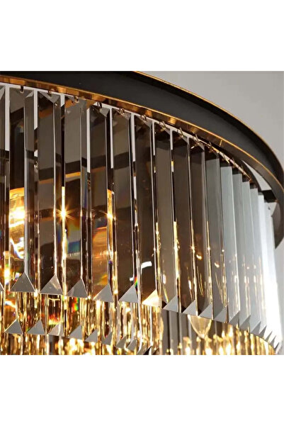 Alista Home Crystal Chandelier Brady 12 x E 14 Black