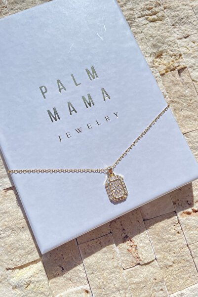 PALM MAMA JEWELRY قلادة من الفولاذ المقاوم للصدأ موديل باجيت الكلاسيكي الأنيق...