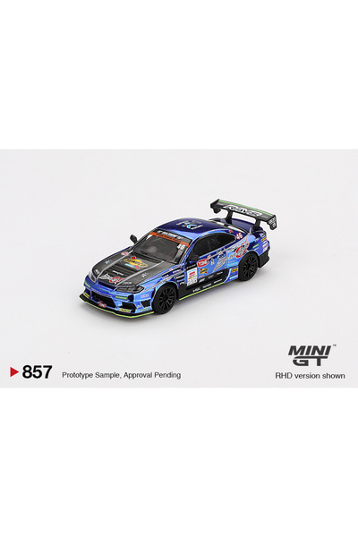 Nissan Mini GT 1/64 Silvia (S15) D-MAX #46 D-MAX Racing 2023 D1 Grand Prix