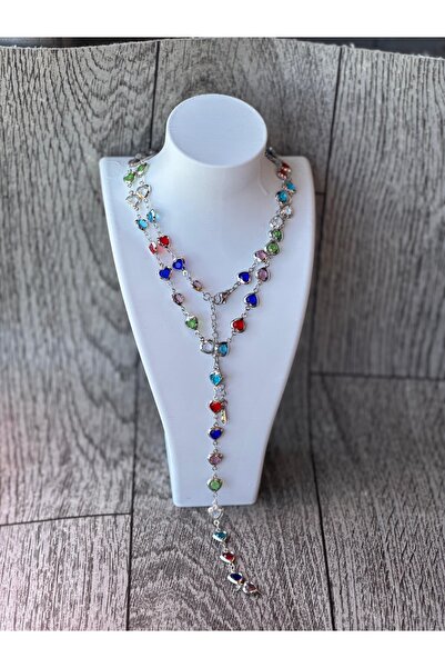 Ben Aleina Y Necklace Rainbow Color Necklace