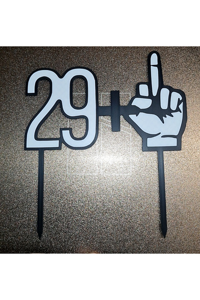 Kanem3D Διακόσμηση τούρτας 30 ετών