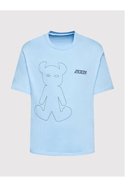 2005 Unisex T-Shirt HORNED TEE Μπλε