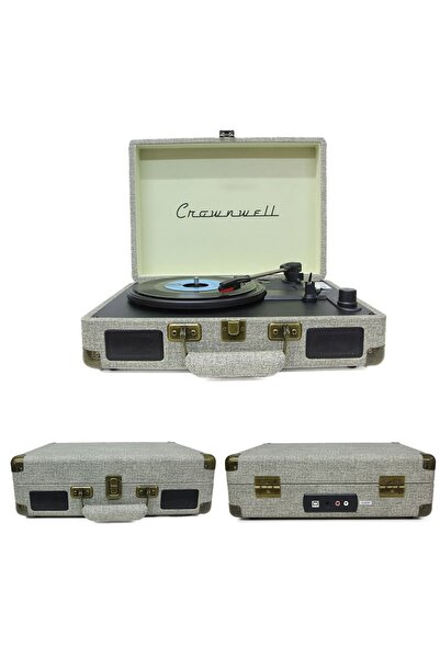 Wolawood Ahşap Nostaljik Pikap Bluetooth & Hoparlörlü Gramofon 33/45/78 Devir...