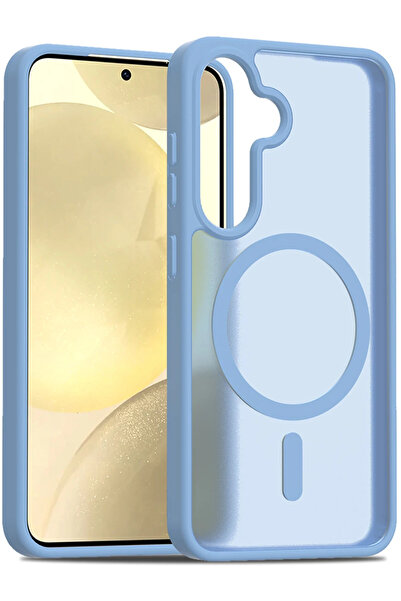 Nezih Case Samsung Galaxy S25 Uyumlu Magsafe Sarj Destekli Mat Şık Kılıf